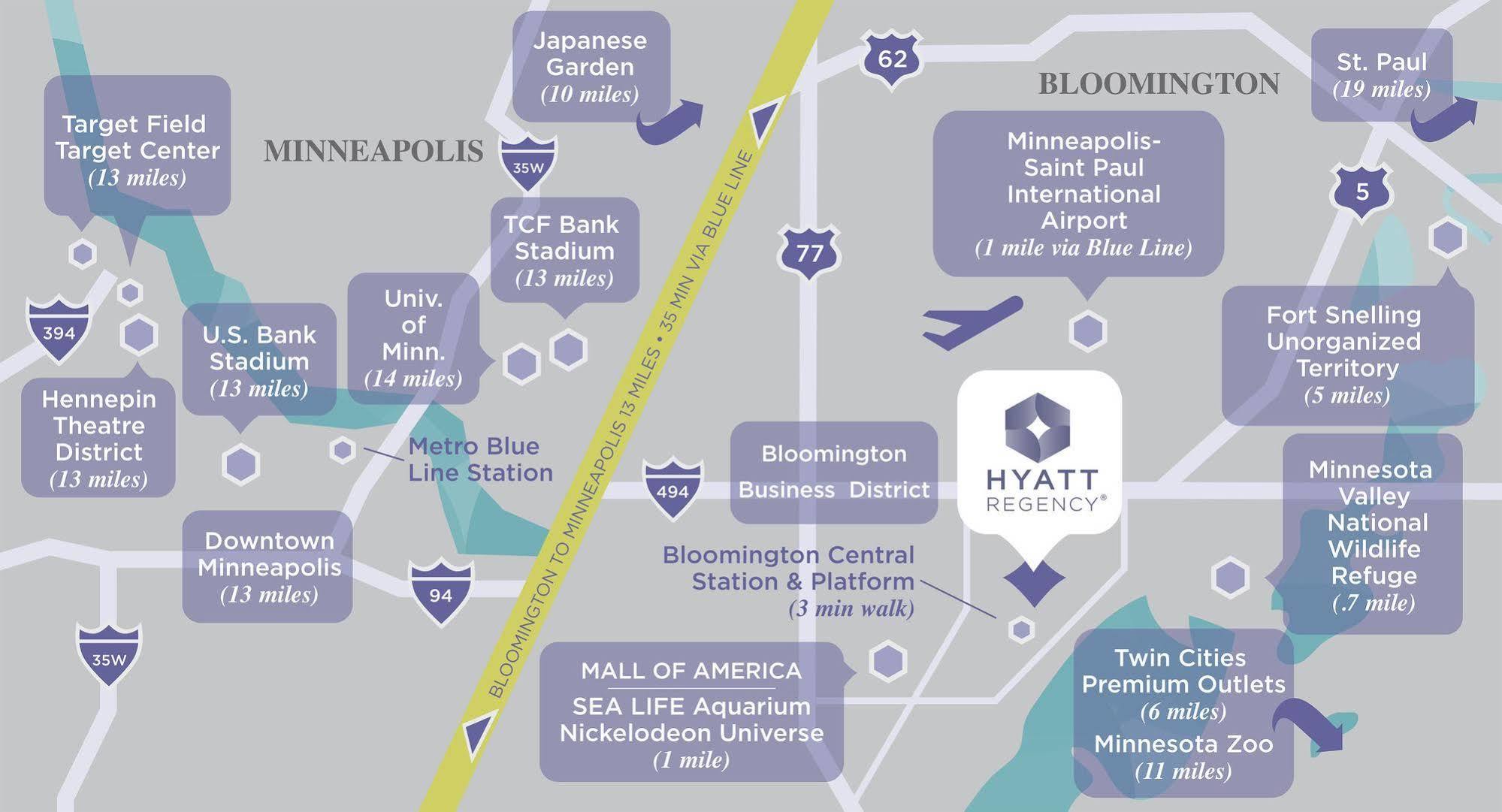 Hyatt Regency Bloomington - Minneapolis Εξωτερικό φωτογραφία